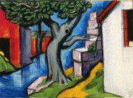 OSCAR BLUEMNER-MYSTIC TREE