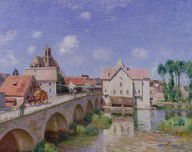 1542335-Alfred Sisley 莫雷之桥 The Bridge at Moret