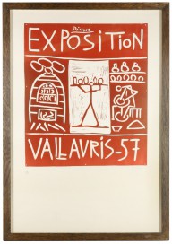 Pablo Picasso-Exhibition Vallauris  1957