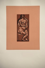 Pablo Picasso-Femme Nue Assise  1962