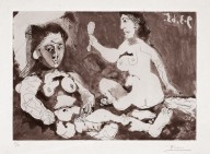 Pablo Picasso-Femmes à leur toilette II  1965