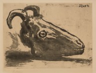Pablo Picasso-Goat's Head  1952
