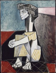 Pablo Picasso-Jacqueline aux mains croisés (Jacqueline With Crossed Hands)  1954