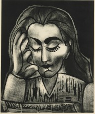 Pablo Picasso-Jacqueline Lisant  1964