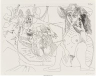 Pablo Picasso-Jeune femme péchant par pensée  from Séries 347  1968