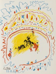Pablo Picasso-La Petite Corrida (Bloch 839; Mourlot 302; Cramer Books 92)  1958