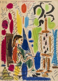 Pablo Picasso-L'Atelier de Cannes (Bloch 794; Mourlot 279)  1958