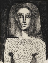 Pablo Picasso-Le Corsage à Carreux  1949