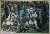 Pablo Picasso-Le Déjeuner sur l'herbe d'après Manet (Luncheon on the the Grass  After Manet)  1960