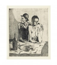 Pablo Picasso-Le Repas Frugal  1904