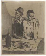 Pablo Picasso-Le Repas Frugal  from La Suite des Saltimbanques  1904