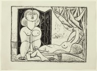 Pablo Picasso-Les Deux Femmes nues  State 14  25th January 1946  1946