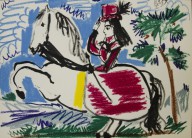 Pablo Picasso-Nina a Caballo X  1959