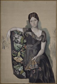 Pablo Picasso-Portrait d'Olga dans un fauteuil (Portrait of Olga in an Armchair)  1918
