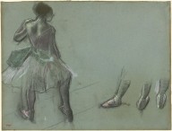 Dancer Seen from Behind and Three Studies of Feet-ZYGR32137