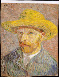 Self-Portrait with a Straw Hat (verso_ The Potato Peeler)