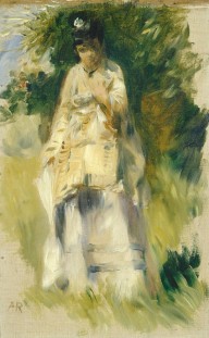 Woman Standing by a Tree-ZYGR52211