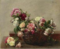 Henri Fantin-Latour，Panier de roses