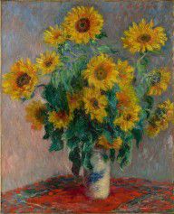 Claude Monet -Bouquet of Sunflowers