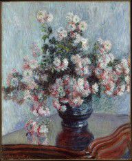 Claude Monet-Chrysanthemums