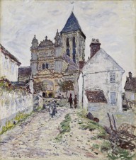 The Church at Vétheuil-Claude Monet