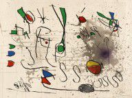 JOAN MIRO-Hommage a Picasso 1972