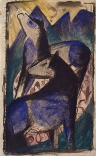 Franz Marc-Two Blue Horses-ZYGU27710