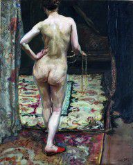 Max Slevogt Female Nude from the Back 