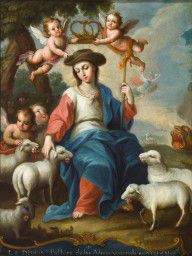 Miguel Cabrera The Divine Shepherdess (La divina pastora) 