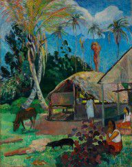 Paul Gauguin The Black Pigs 