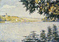 Paul Signac View of the Seine at Herblay 