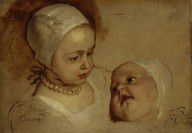 Sir Anthony van Dyck Princess Elizabeth2C 1635 1650 and Princess Anne2C 1637 1640