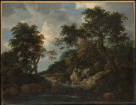 荷兰 Jacob van Ruisdael 森林溪流 