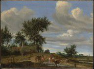 荷兰 Salomon van Ruysdael 乡村道路 