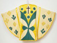 Church Vestments (chasuble, stole, maniple, chalice veil, burse)_c. 1950