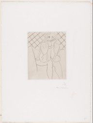 Seated Figure, Hands on Chin (Figure assise mains au menton)_1929