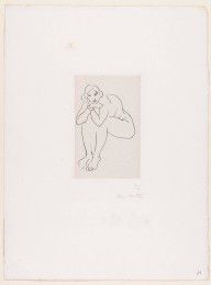 Seated Nude, Torso Leaning on Knees (Nu assis, le torse appuyé sur les genoux)_1929