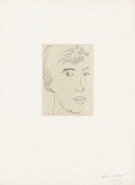 Josette Gris, Three-Quarters View (Josette Gris, visage de trois-quarts)_1915