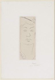 Loulou, Face from Front (Loulou, visage de face)_1914–15