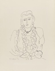 Henri Matisse-Sitzende Frau. 1936.