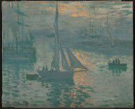 Claude Monet (French Sunrise (Marine) 