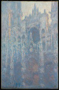 Claude Monet (French The Portal of Rouen Cathedral in Morning Light 