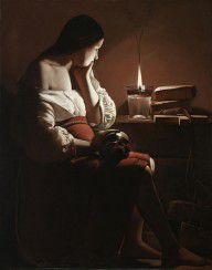 Georges de La Tour-The Magdalen with the Smoking Flame