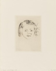 Edvard Munch-Kinderkopf Herbert Esches Tochter. 1905.