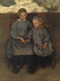 Leon Frederic - Two Walloon peasant children