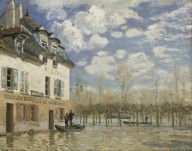 Alfred Sisley Boat in the Flood at Port Marly 