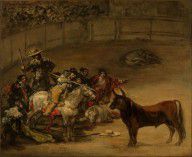 Francisco José de Goya y Lucientes (Francisco de Goya) (Spanish Bullfight, Suerte de Varas 