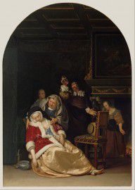 Frans van Mieris the Elder (Dutch The Doctor's Visit 
