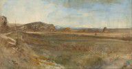 Franz Albert Venus (German Campagna Landscape on the Via Flaminia 
