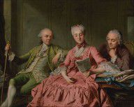 Jacques Wilbaut (French Presumed Portrait of the Duc de Choiseul and Two Companions 
